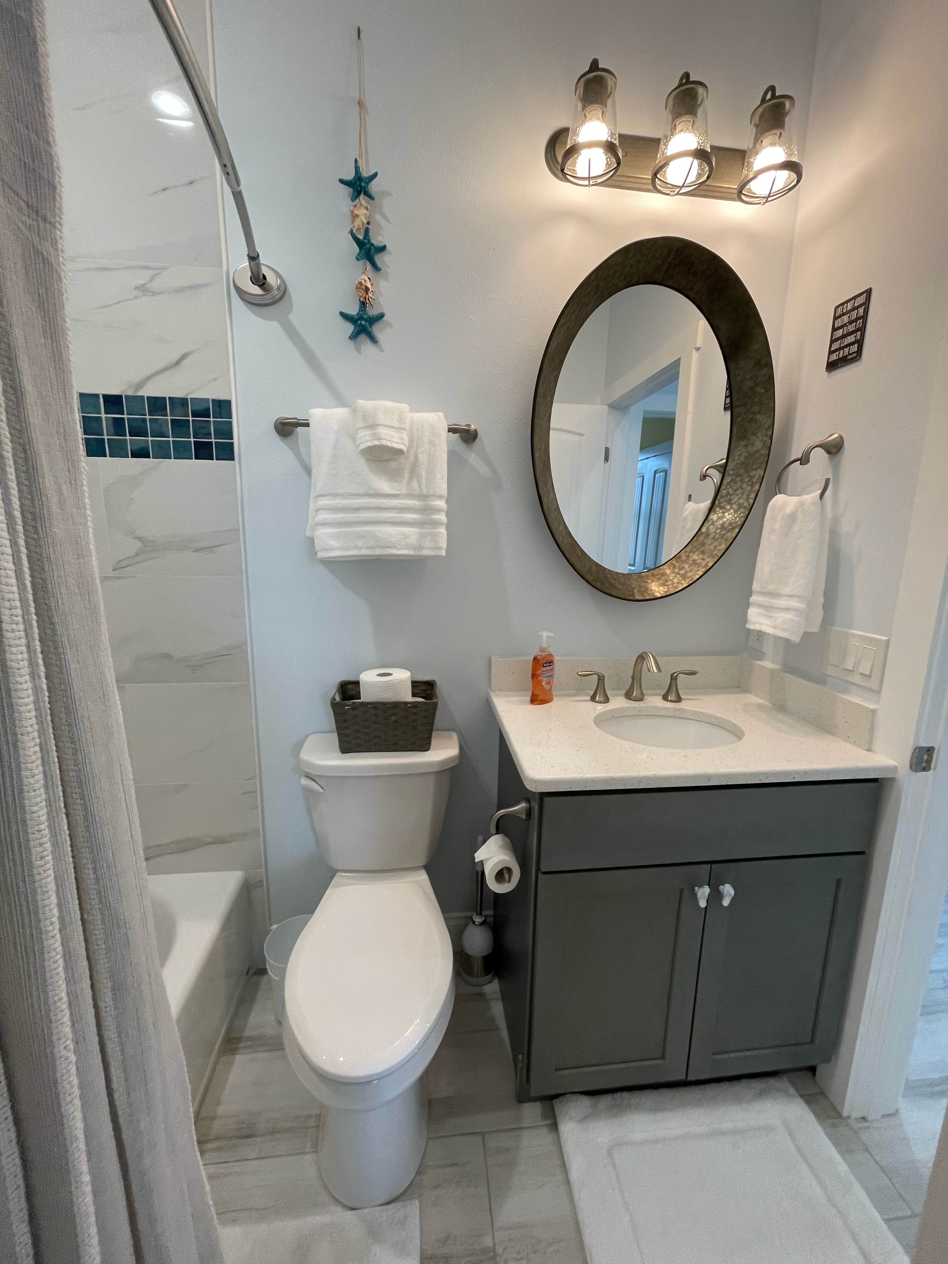 Laundry room with washer and dryer